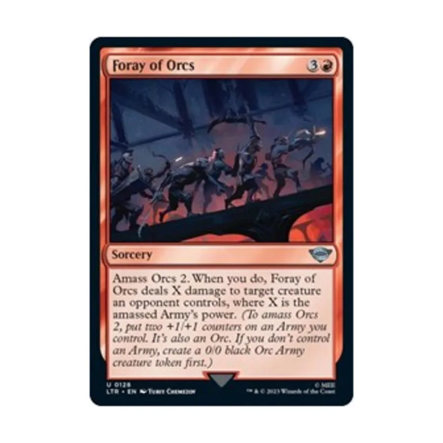 CCG Набег орков (U), MTG - Universes Beyond: Lord of the Rings
CCG Набег орков (U), MTG - Universes Beyond: Lord of the Rings