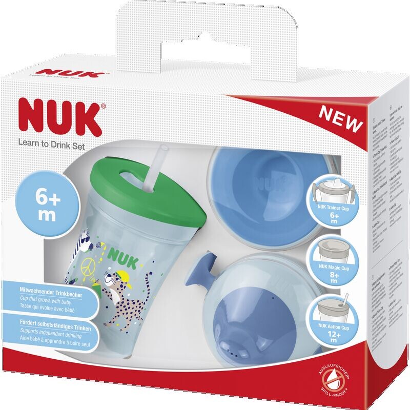 Набор для питья зеленый/синий NUK, 1 шт.
Набор для питья зеленый/синий NUK, 1 шт.