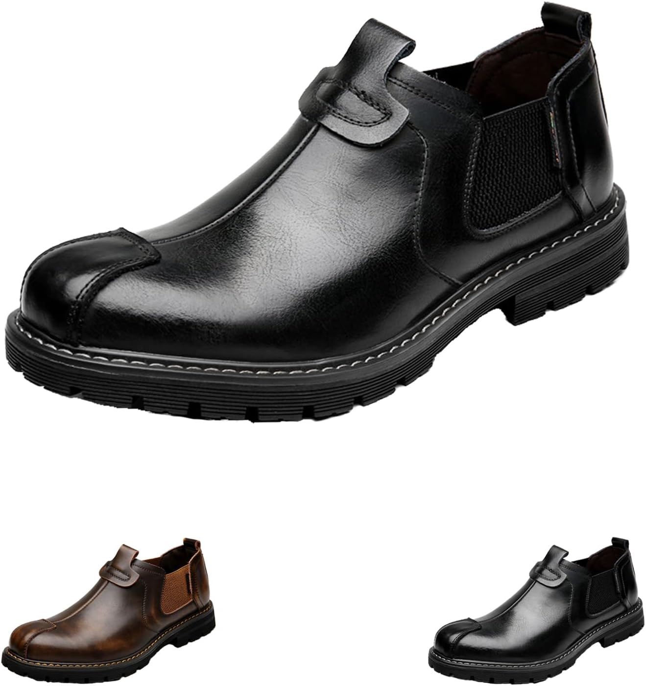 Мужские кожаные ботинки Челси, винтажные осенне-зимние премиальные классические деловые оксфорды на каждый день, ботильоны Angrymonkey, черный
Мужские кожаные ботинки Челси, винтажные осенне-зимние премиальные классические деловые оксфорды на каждый день, ботильоны Angrymonkey, черный