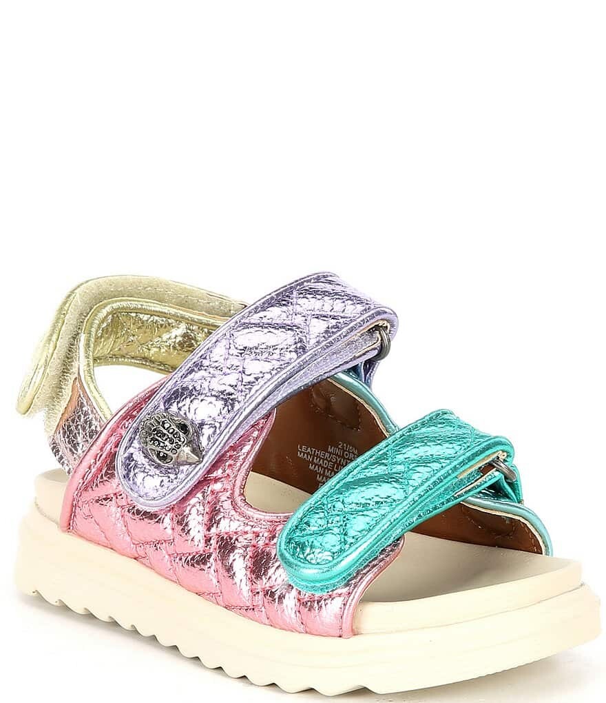 Стеганые кожаные сандалии Kurt Geiger London для девочек Mini Orson (для малышей), слоновая кость
Стеганые кожаные сандалии Kurt Geiger London для девочек Mini Orson (для малышей), слоновая кость
