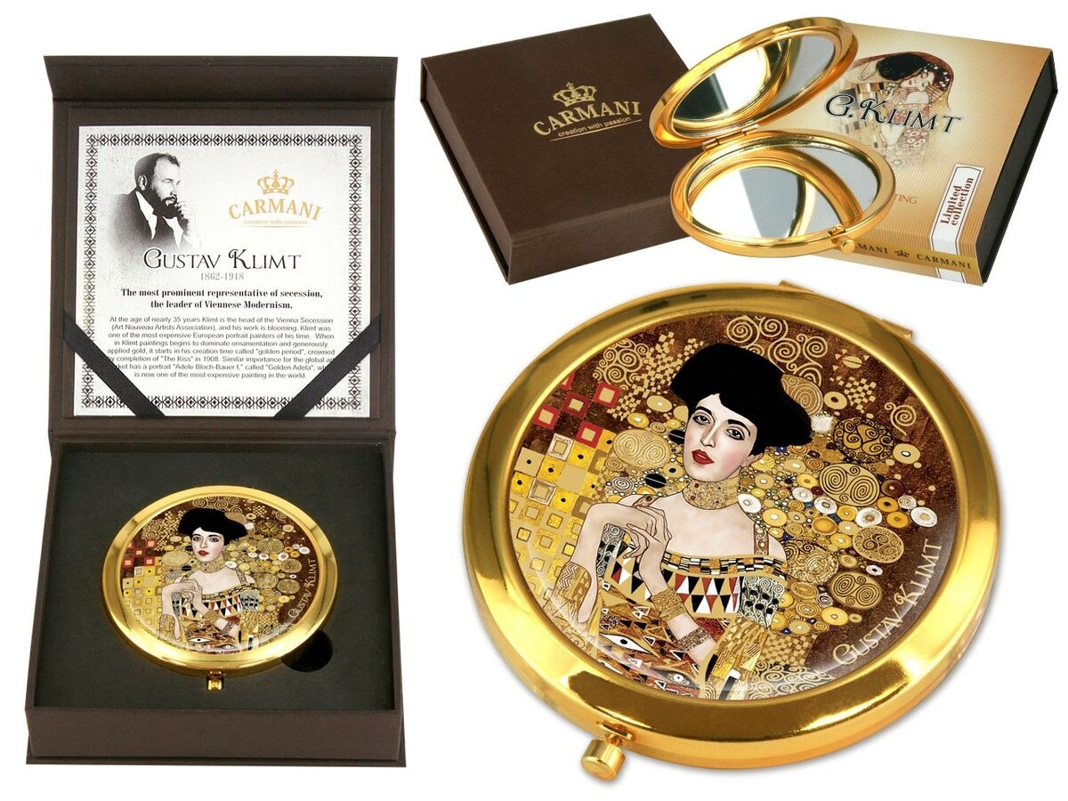 Зеркало - Климт - Адела Блох - Бауэр (коробка люкс) Carmani, цвет золотой
Зеркало - Климт - Адела Блох - Бауэр (коробка люкс) Carmani, цвет золотой