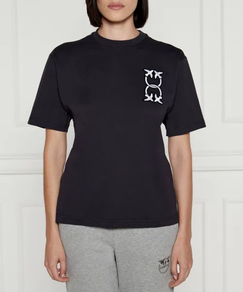 Футболка Regular fit Pinko, синий 
Футболка Regular fit Pinko, синий