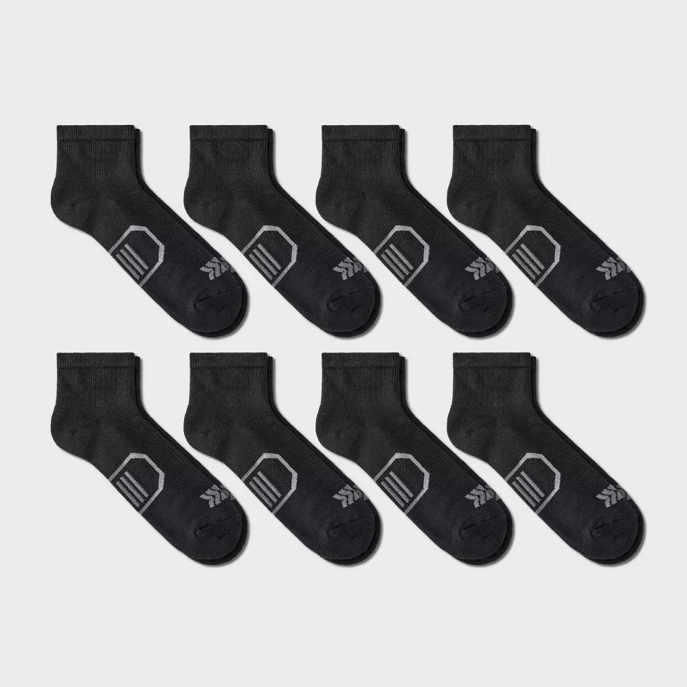 Мужские полосатые носки с мягкой подошвой, 8 шт. - All In Motion, цвет Black
Мужские полосатые носки с мягкой подошвой, 8 шт. - All In Motion, цвет Black