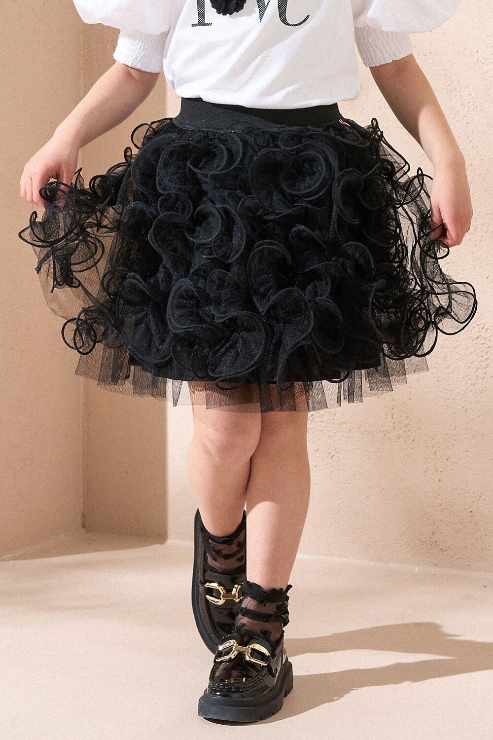 Юбка Colette из спиральной сетки Angel & Rocket, черный
Юбка Colette из спиральной сетки Angel & Rocket, черный