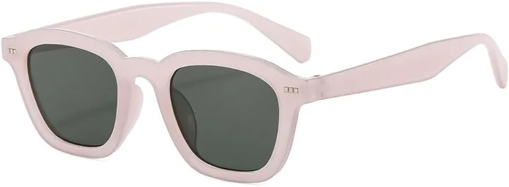 Классические квадратные женские солнцезащитные очки с винтажным декором в виде заклепок, мужские солнцезащитные очки для вождения и путешествий с защитой от УФ-излучения UV400 TVTBBVV, Pink Green
Классические квадратные женские солнцезащитные очки с винтажным декором в виде заклепок, мужские солнцезащитные очки для вождения и путешествий с защитой от УФ-излучения UV400 TVTBBVV, Pink Green