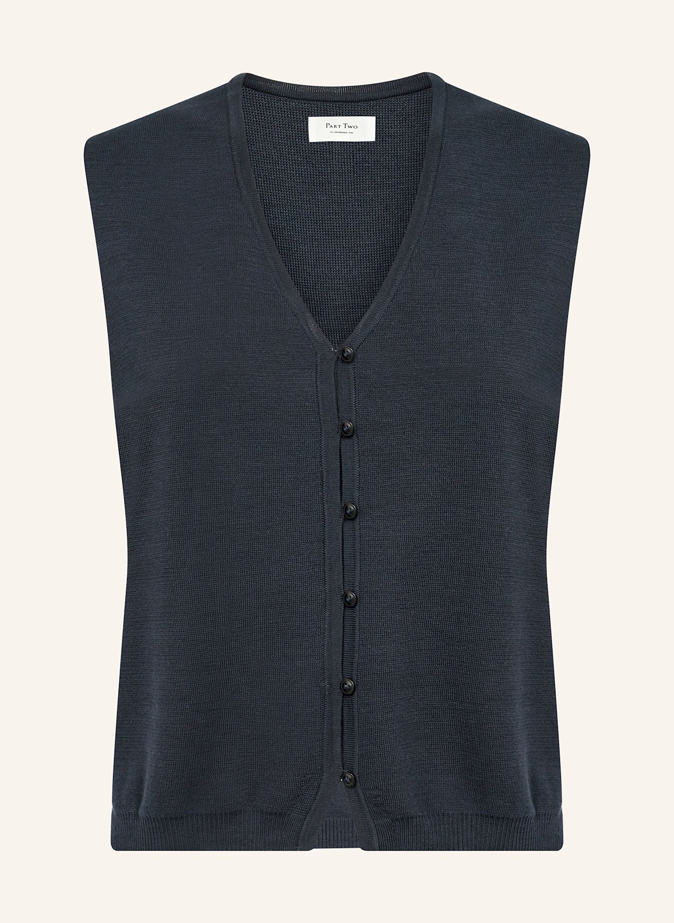 Вязаный жилет Part Two, синий
Вязаный жилет Part Two, синий