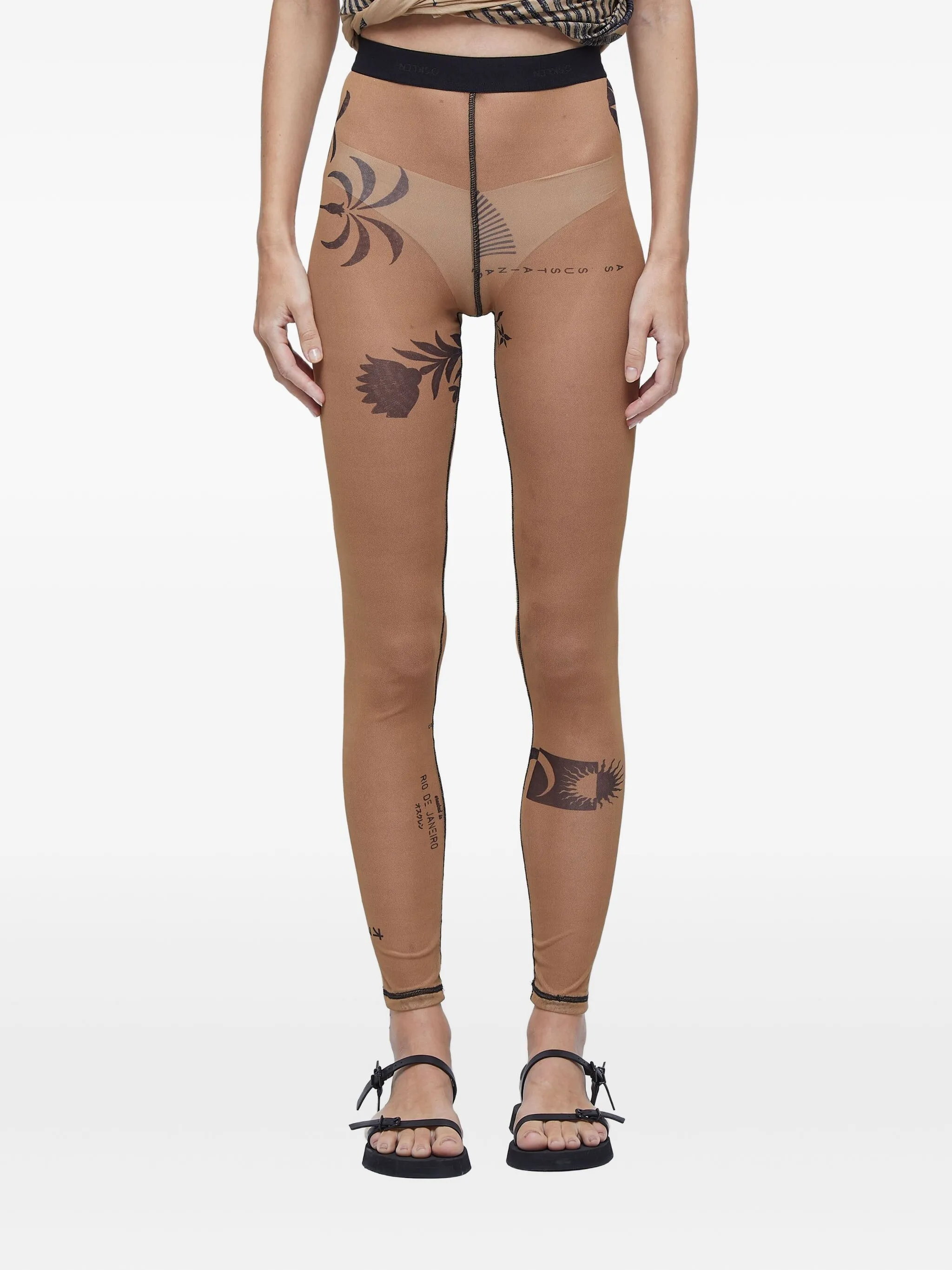 Прозрачные легинсы Rio Osklen, бежевый
Прозрачные легинсы Rio Osklen, бежевый