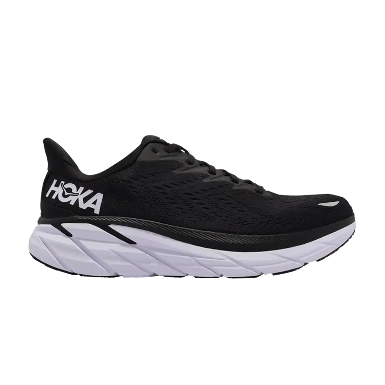 Кроссовки HOKA Clifton 8 2E Wide 'Black White', черный
Кроссовки HOKA Clifton 8 2E Wide 'Black White', черный