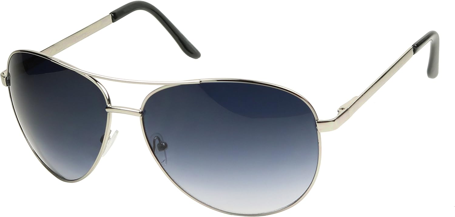 Солнцезащитные очки ShadyVEU Classic Retro UV400 в металлической оправе, увеличенного размера, в стиле «авиатор», с зеркальными линзами и регулируемой застежкой, для мужчин и женщин, Silver Frame / Black Lens
Солнцезащитные очки ShadyVEU Classic Retro UV400 в металлической оправе, увеличенного размера, в стиле «авиатор», с зеркальными линзами и регулируемой застежкой, для мужчин и женщин, Silver Frame / Black Lens