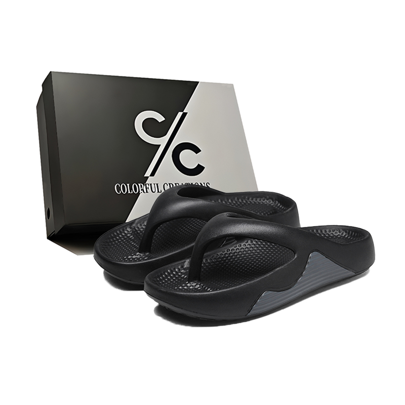 Мужские шлепанцы Colorful Creations, Black Gray
Мужские шлепанцы Colorful Creations, Black Gray