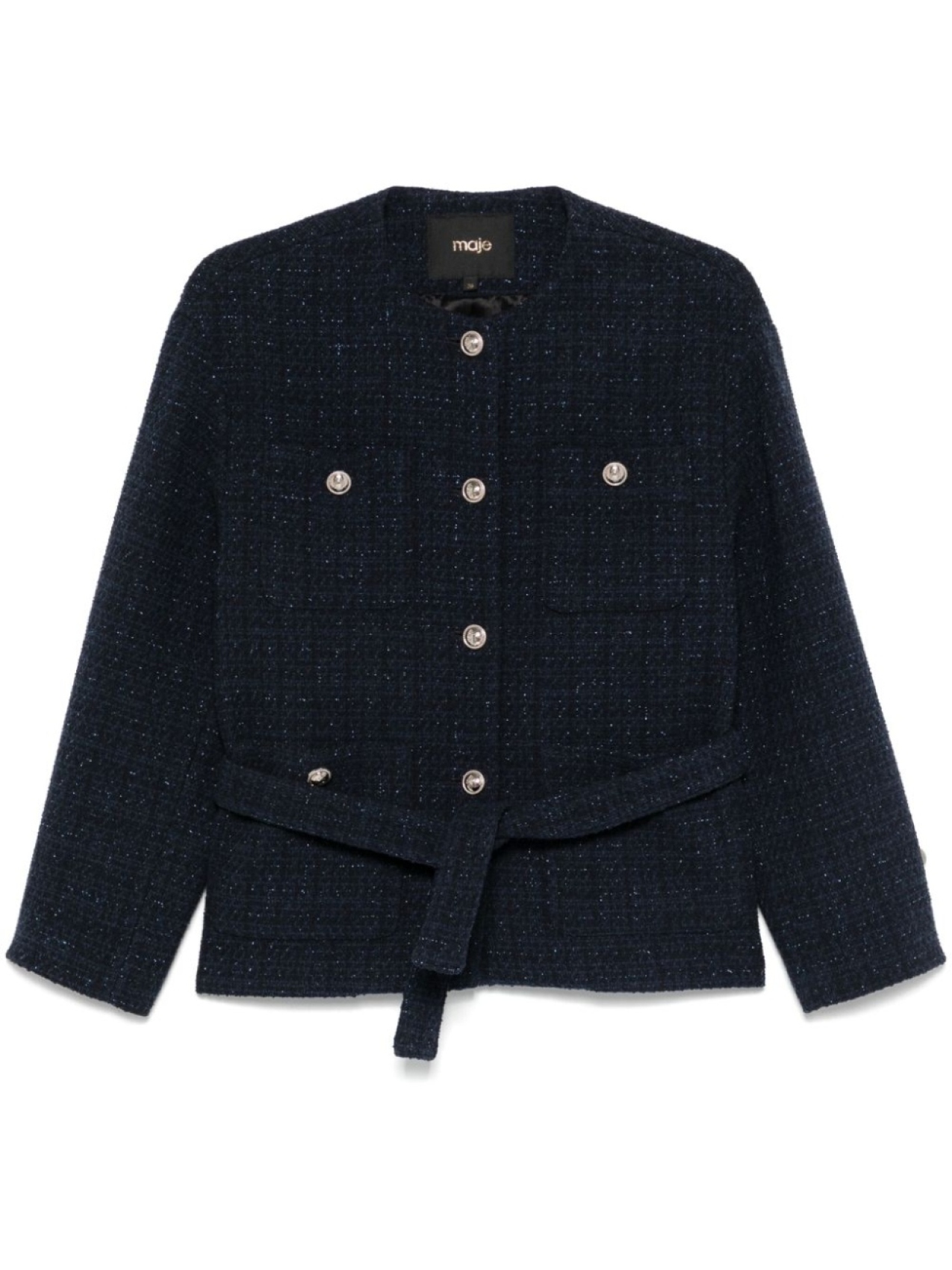 Maje твидовая куртка, синий
Maje твидовая куртка, синий