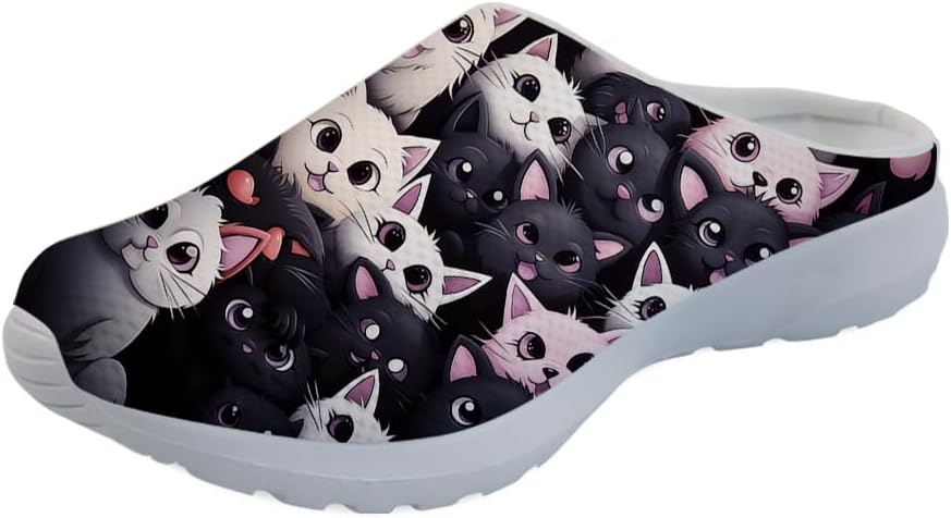 Садовые сабо Forchrinse Rainbow Cat Star для мужчин и женщин, с поддержкой свода стопы, кроссовки-мюли для дома, работы и спортзала, Happy Cat
Садовые сабо Forchrinse Rainbow Cat Star для мужчин и женщин, с поддержкой свода стопы, кроссовки-мюли для дома, работы и спортзала, Happy Cat