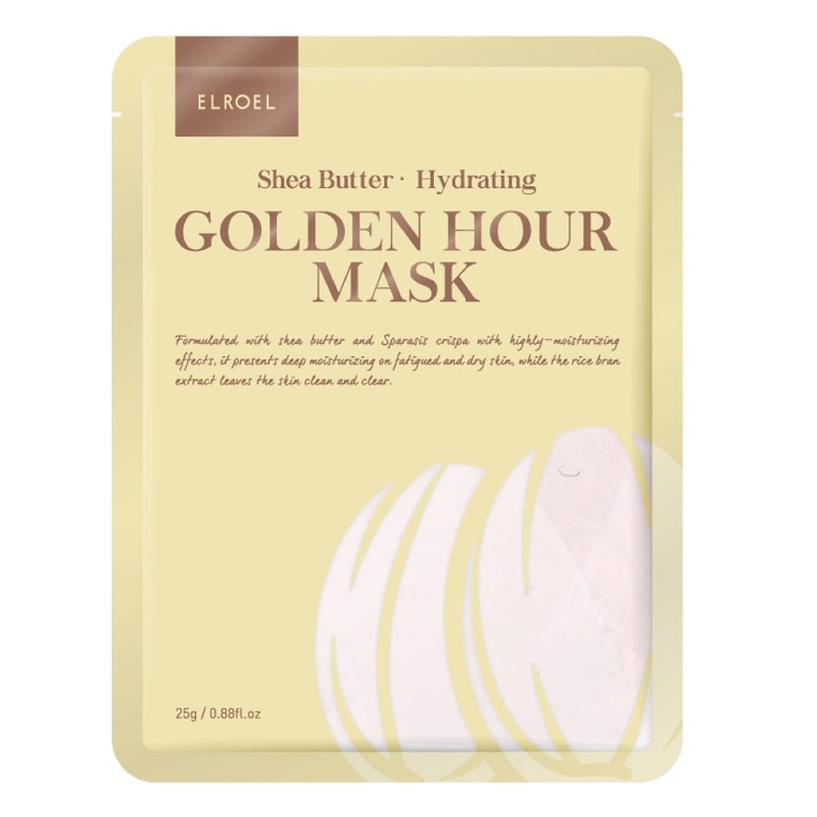 Elroel Golden Hour Mask, увлажняющая маска для лица, масло ши, 25 г 
Elroel Golden Hour Mask, увлажняющая маска для лица, масло ши, 25 г