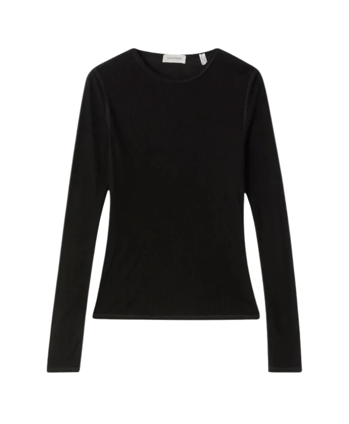 Топ с длинными рукавами Dagmar, черный
Топ с длинными рукавами Dagmar, черный