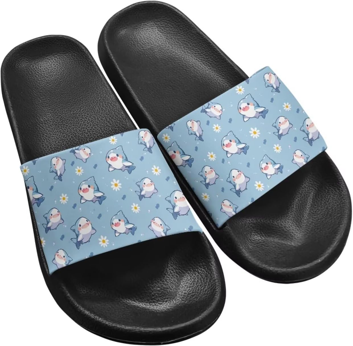 Тапочки Hechitok для женщин и мужчин, шлепанцы для душа и дома, удобные и мягкие плоские сандалии из ЭВА, Cartoon Shark
Тапочки Hechitok для женщин и мужчин, шлепанцы для душа и дома, удобные и мягкие плоские сандалии из ЭВА, Cartoon Shark