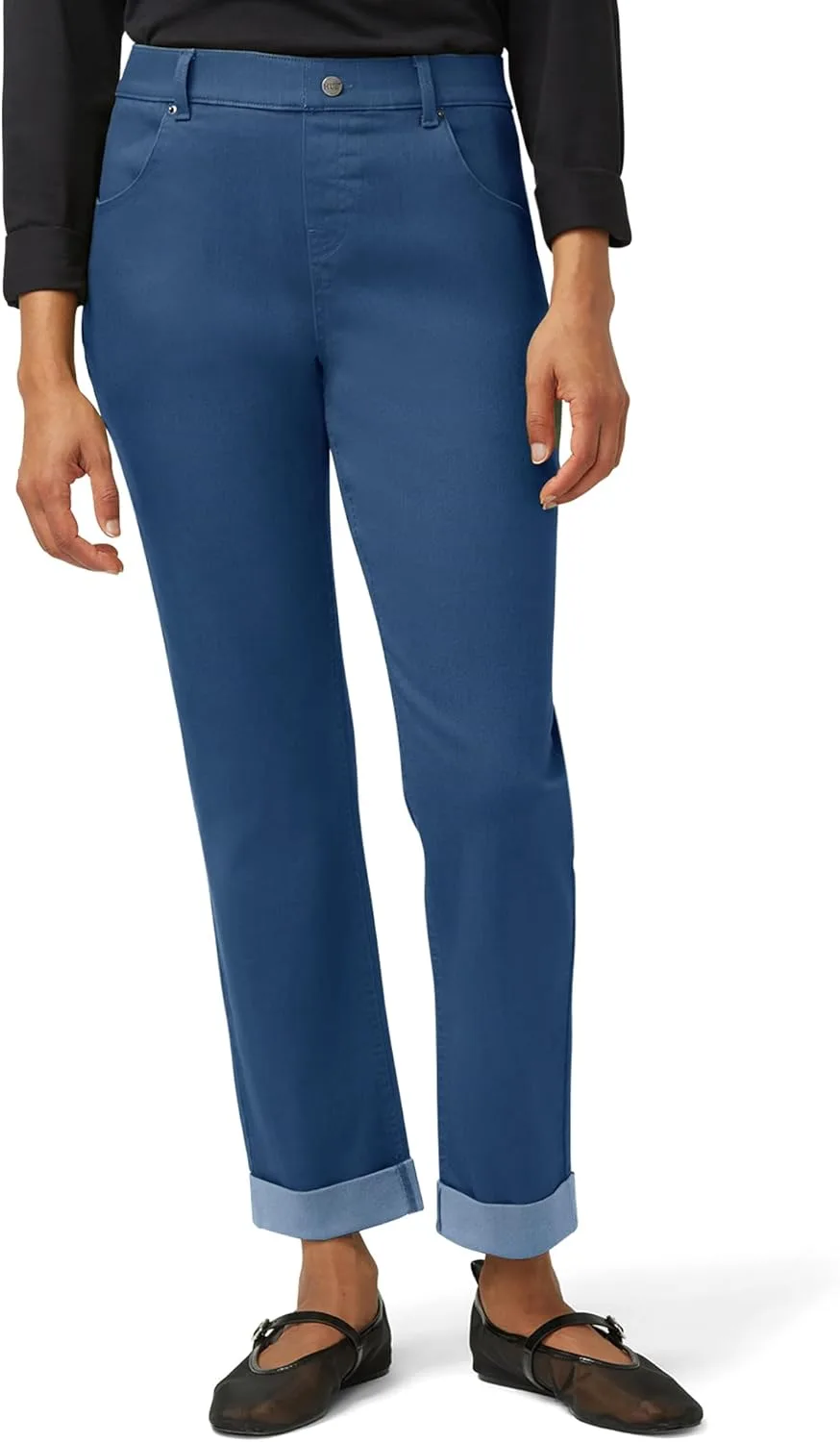 HUE Женские джинсы Girlfriend Mid-Rise
HUE Женские джинсы Girlfriend Mid-Rise