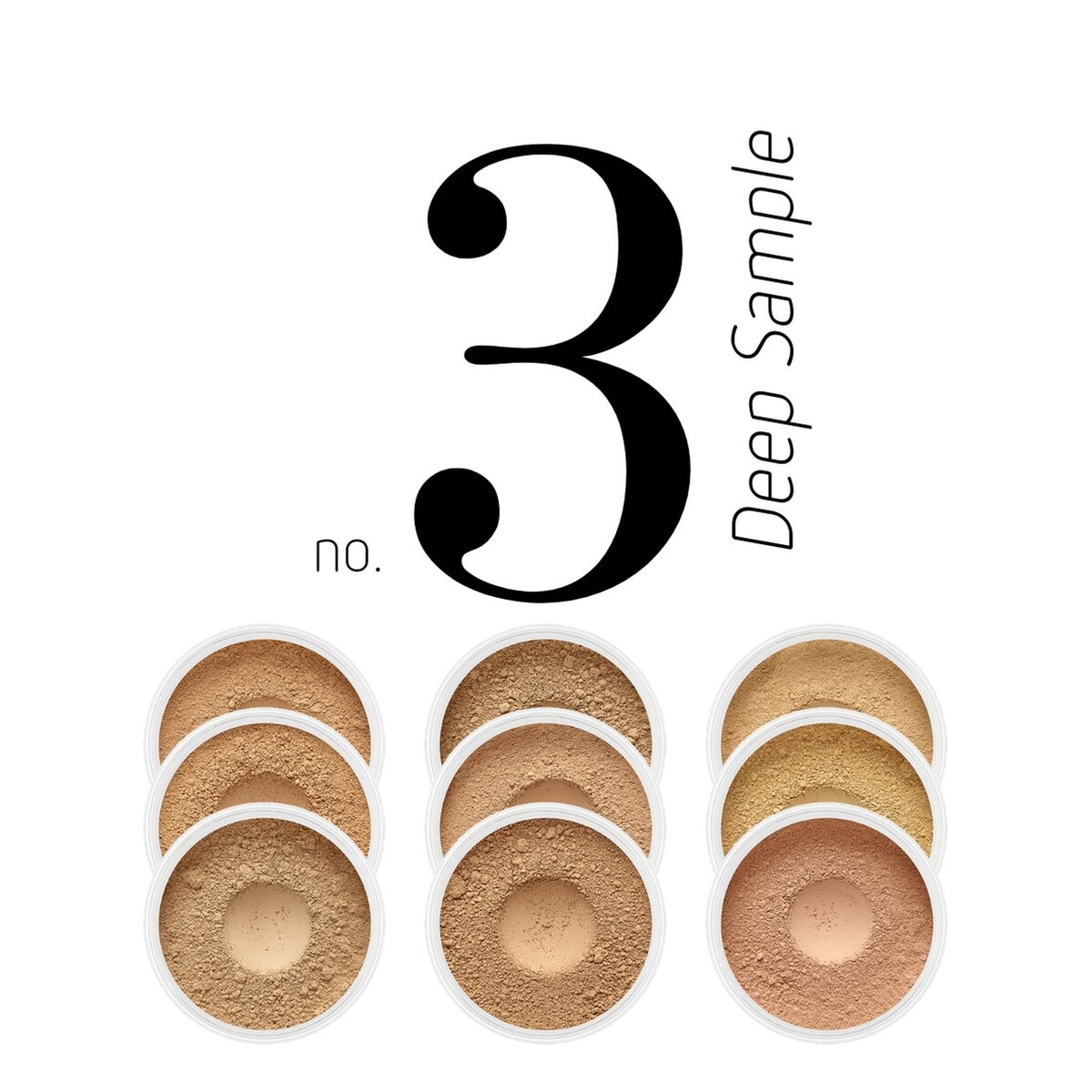 Набор пробников тональной основы Deep Sample No.3 - 9x0,5 г - Ecolore
Набор пробников тональной основы Deep Sample No.3 - 9x0,5 г - Ecolore