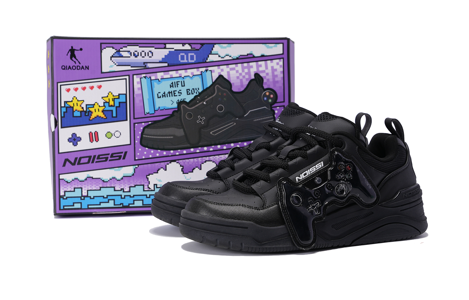 Кроссовки для скейтбординга Qicheng V2, мужские, низкие, черные QIAODAN, Black
Кроссовки для скейтбординга Qicheng V2, мужские, низкие, черные QIAODAN, Black