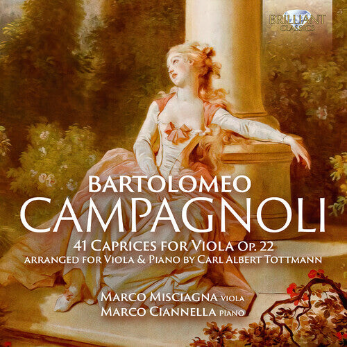 CD диск Campagnoli / Misciagna / Ciannella: 41 Caprices for Viola Op.22 arranged for Viola & Piano by Carl
CD диск Campagnoli / Misciagna / Ciannella: 41 Caprices for Viola Op.22 arranged for Viola & Piano by Carl