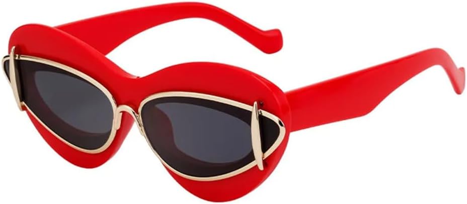 Сексуальные женские солнцезащитные очки «кошачий глаз» для женщин и мужчин, роскошные винтажные солнцезащитные очки, популярные модные очки в крупной оправе generic, Red Black
Сексуальные женские солнцезащитные очки «кошачий глаз» для женщин и мужчин, роскошные винтажные солнцезащитные очки, популярные модные очки в крупной оправе generic, Red Black