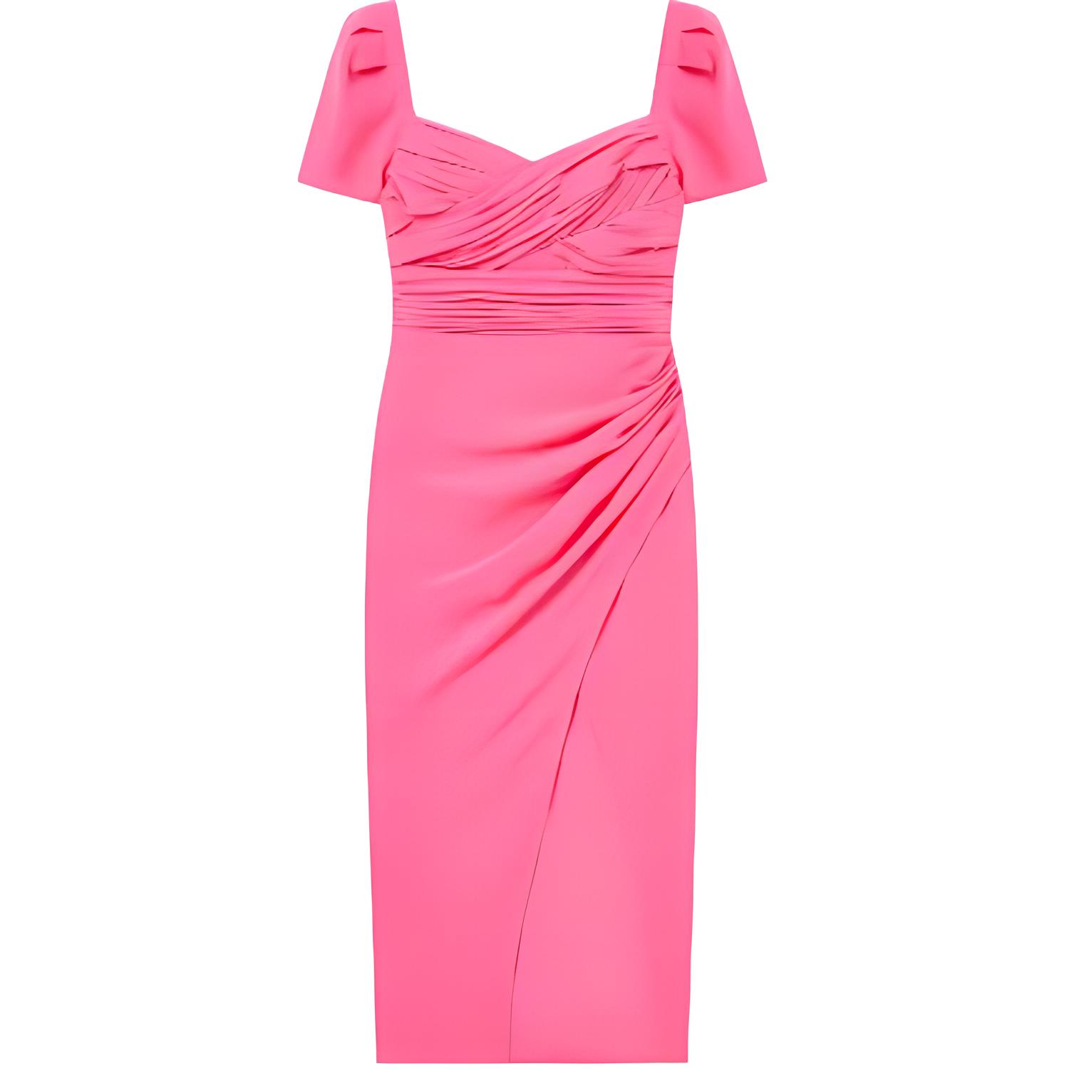 Self-portrait Женское платье с коротким рукавом Self portrait неоново-розовое
Self-portrait Женское платье с коротким рукавом Self portrait неоново-розовое