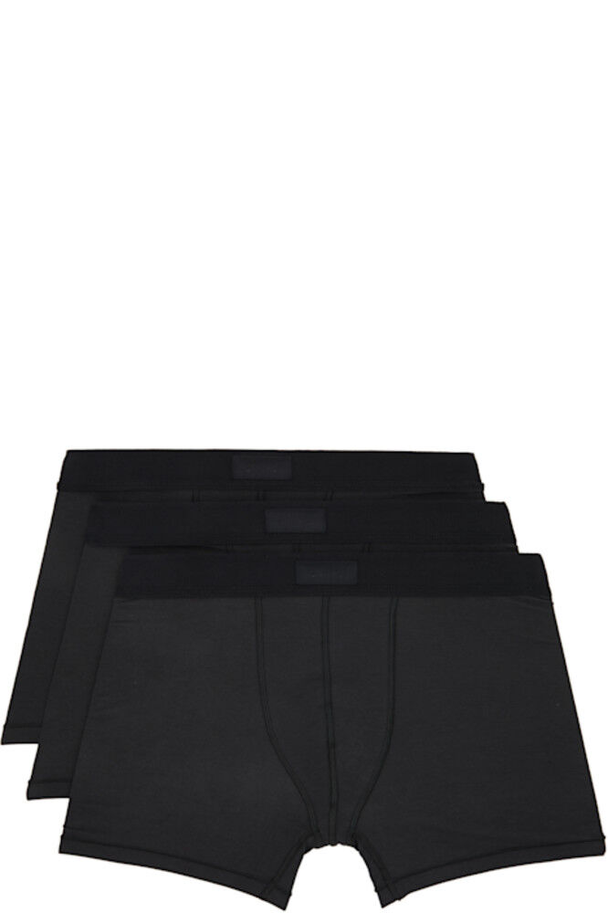 Упаковка из трех пар черных хлопковых трусов-боксеров SKIMS длиной 3 дюйма
Упаковка из трех пар черных хлопковых трусов-боксеров SKIMS длиной 3 дюйма