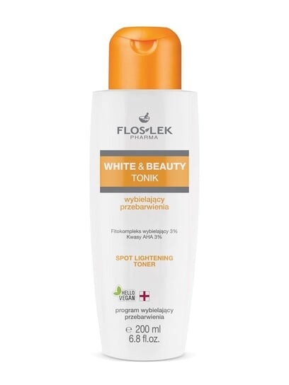 Тоник отбеливающий от обесцвечивания, 200 мл Floslek, White&Beauty, FLOS-LEK
Тоник отбеливающий от обесцвечивания, 200 мл Floslek, White&Beauty, FLOS-LEK