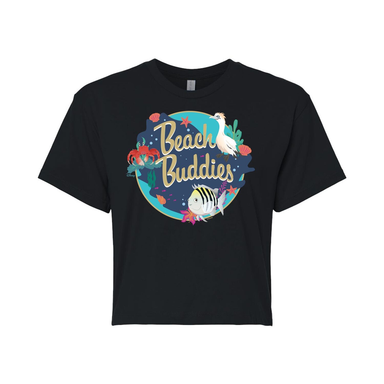 Укороченная футболка для юниоров Disney's The Little Mermaid Beach Buddies Licensed Character, черный
Укороченная футболка для юниоров Disney's The Little Mermaid Beach Buddies Licensed Character, черный