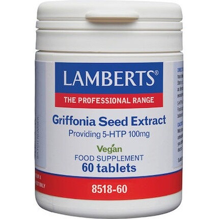 Экстракт семян гриффонии 100 мг - пищевая добавка с 5-гидрокситриптофаном для психологической поддержки, 60 капсул Lamberts
Экстракт семян гриффонии 100 мг - пищевая добавка с 5-гидрокситриптофаном для психологической поддержки, 60 капсул Lamberts