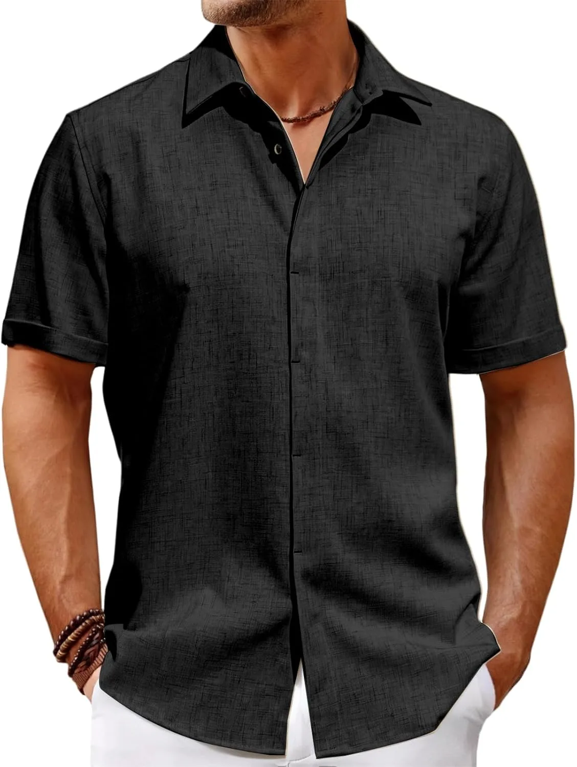 Мужская пляжная рубашка Cotton Linen, короткий рукав, легкая Thatrich
Мужская пляжная рубашка Cotton Linen, короткий рукав, легкая Thatrich