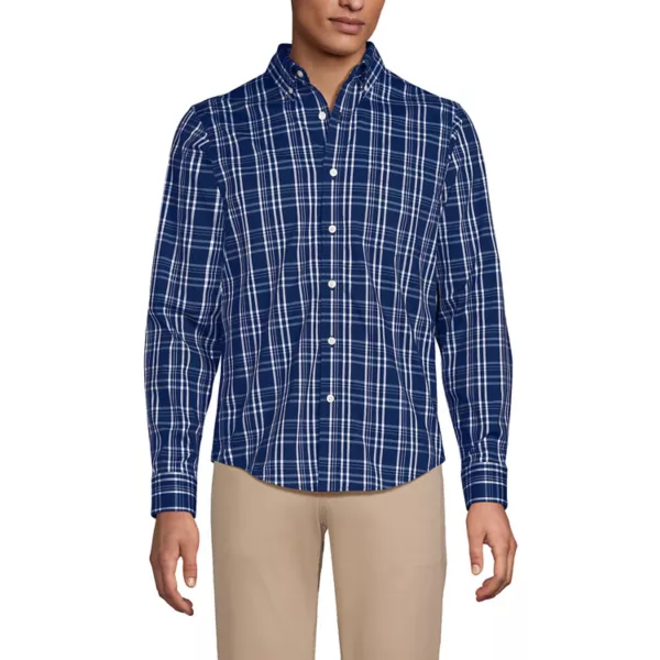 Мужская рубашка с длинным рукавом, приталенная, для путешествий Lands' End, цвет sea navy white plaid
Мужская рубашка с длинным рукавом, приталенная, для путешествий Lands' End, цвет sea navy white plaid