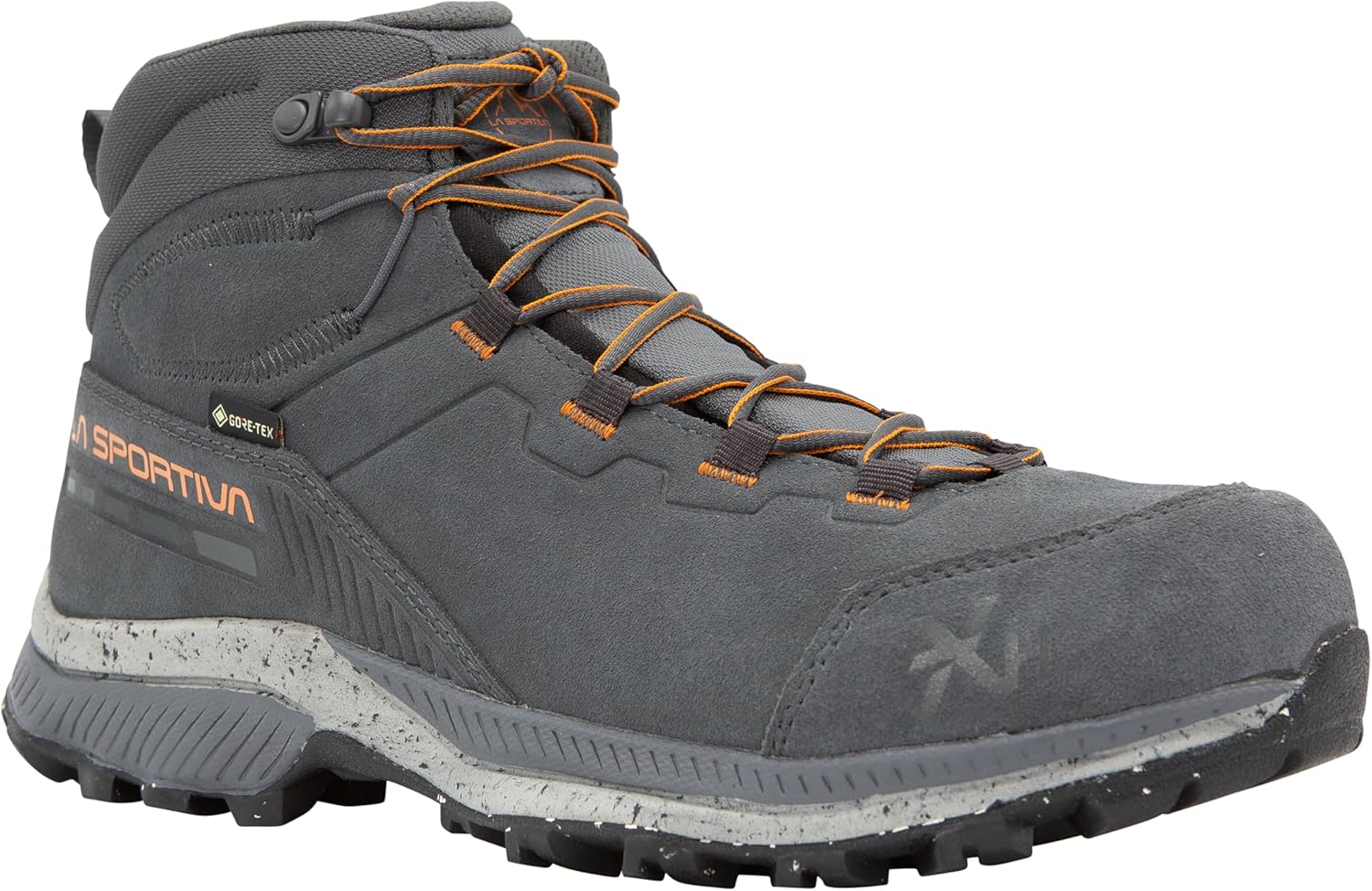 Мужские походные ботинки La Sportiva TX Hike Mid из кожи с гидроизоляцией GTX, Metal/Hawaiian Sun
Мужские походные ботинки La Sportiva TX Hike Mid из кожи с гидроизоляцией GTX, Metal/Hawaiian Sun