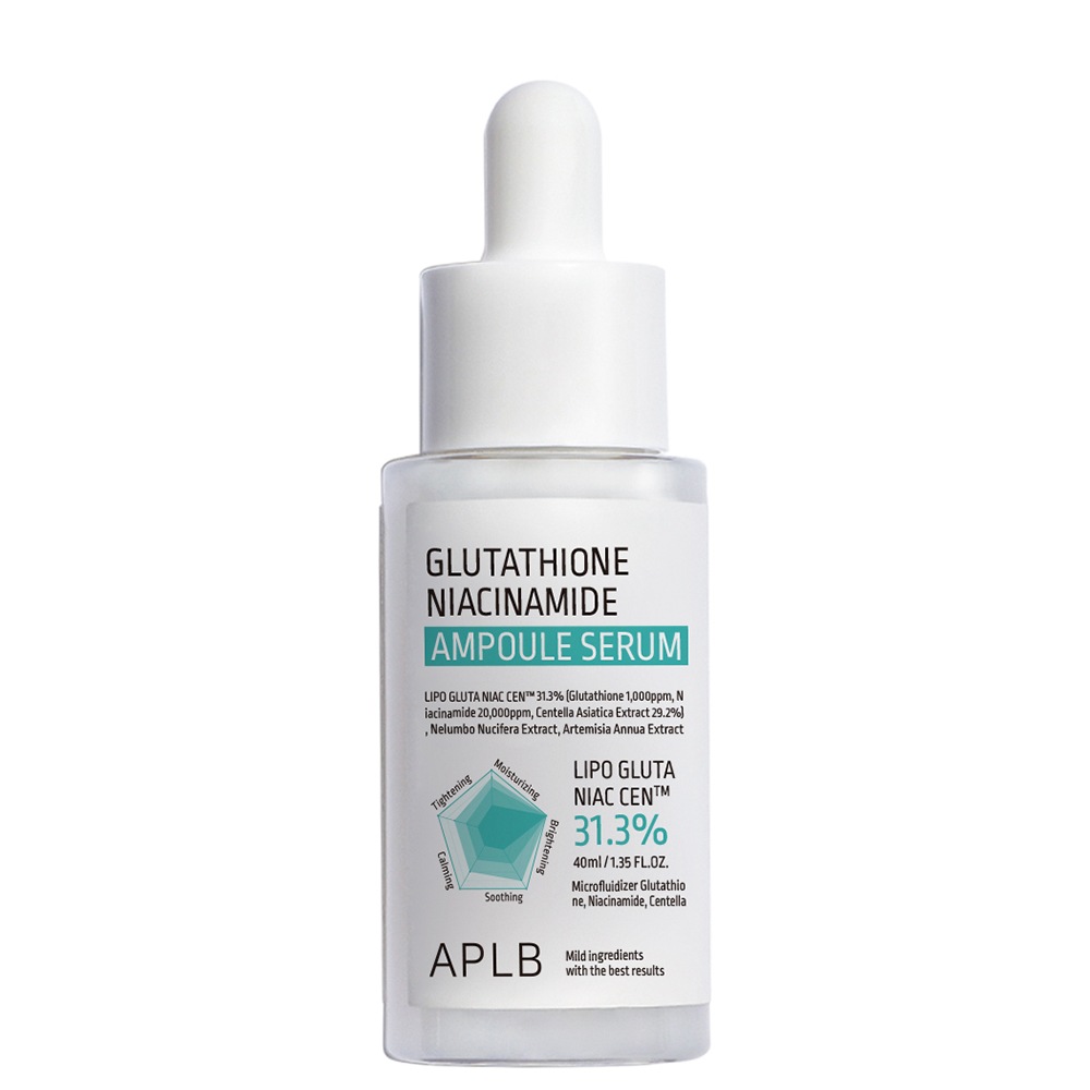 Сыворотка для лица glutathione niacinamide ampoule serum Aplb, объем 40мл
Сыворотка для лица glutathione niacinamide ampoule serum Aplb, объем 40мл