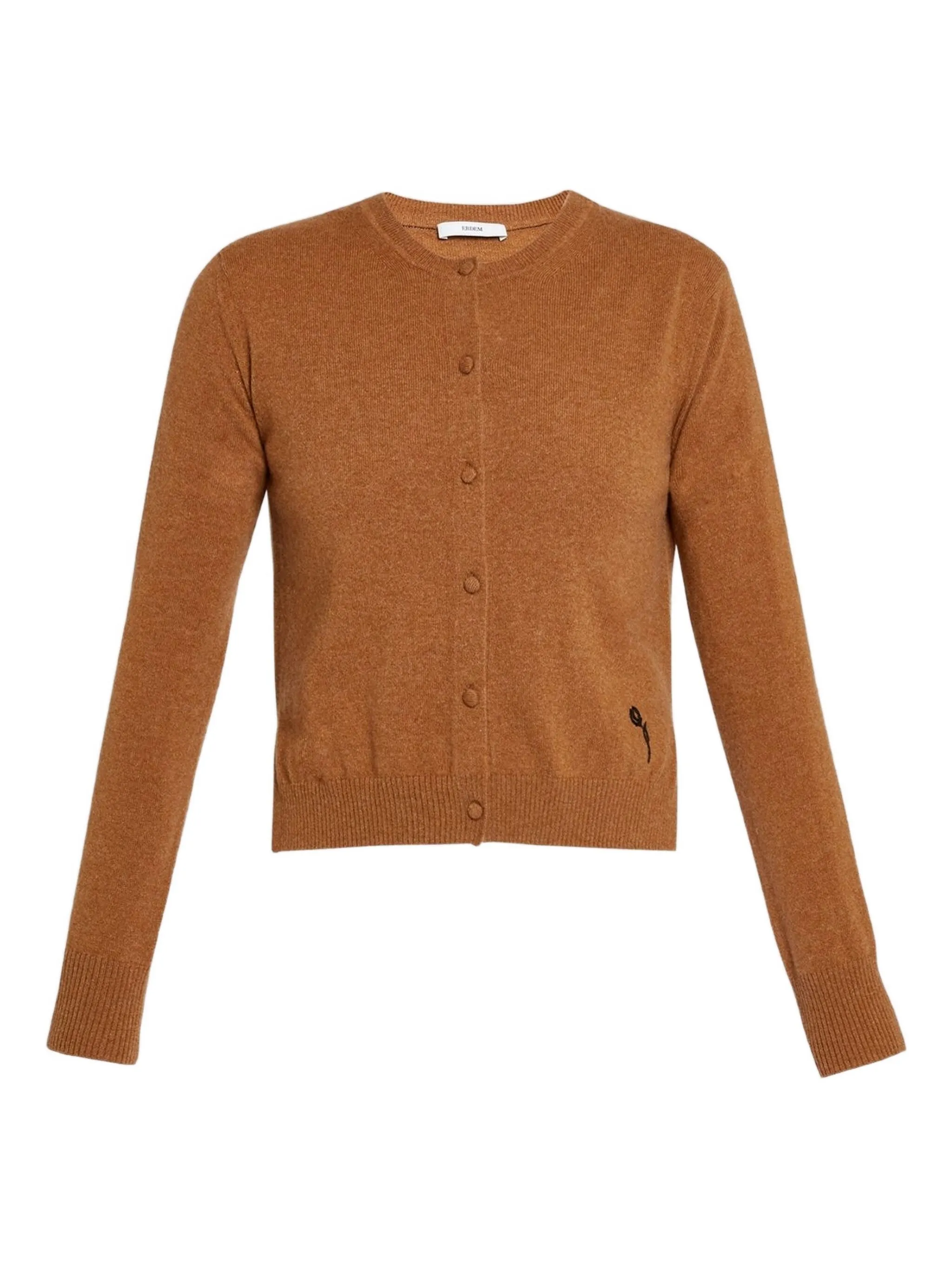 Кардиган с круглым вырезом Erdem, коричневый
Кардиган с круглым вырезом Erdem, коричневый