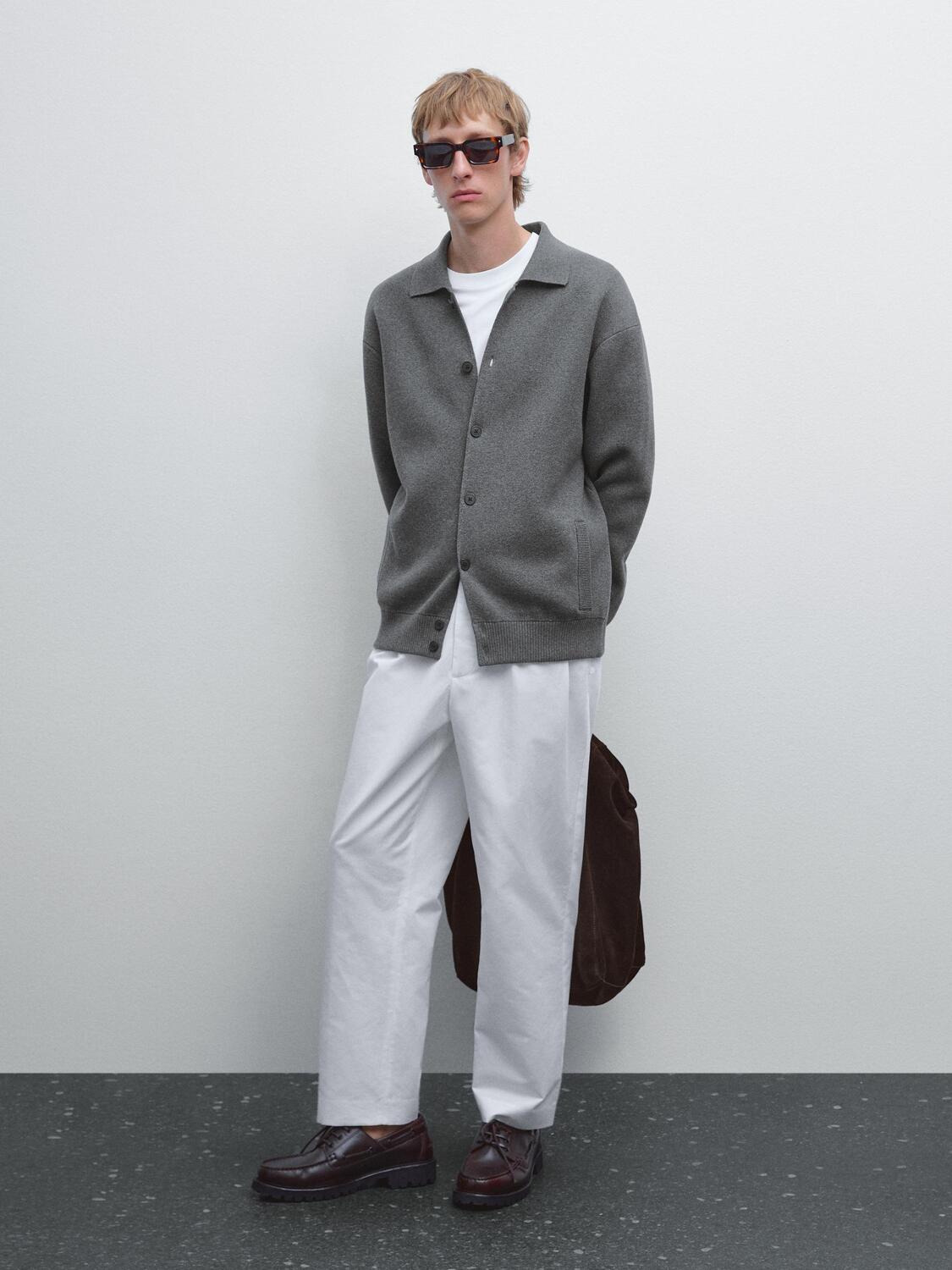 Кардиган из 100% хлопка Massimo Dutti, Medium Grey
Кардиган из 100% хлопка Massimo Dutti, Medium Grey