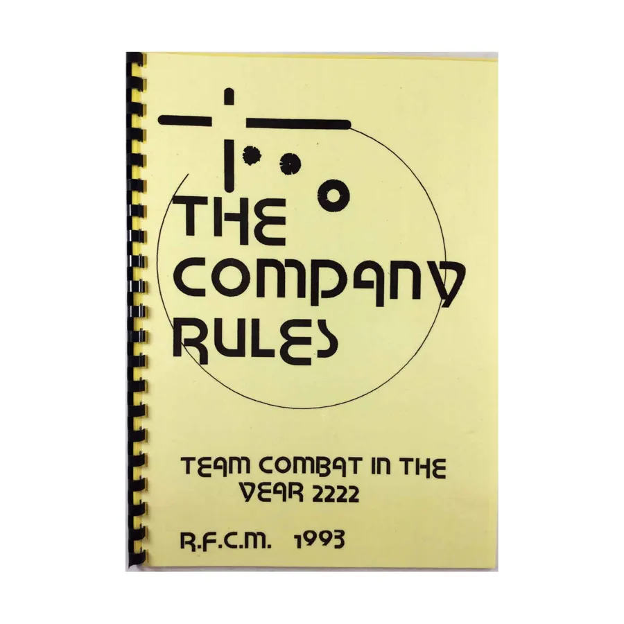 Правила компании. Командный бой в 2222 году., Miniature Rules (RFCM)
Правила компании. Командный бой в 2222 году., Miniature Rules (RFCM)