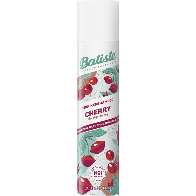 Сухой шампунь Вишня дерзкая вишня Batiste, 200 ml
Сухой шампунь Вишня дерзкая вишня Batiste, 200 ml