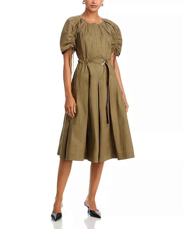 Платье миди с присборенными пышными рукавами 3.1 Phillip Lim, зеленый
Платье миди с присборенными пышными рукавами 3.1 Phillip Lim, зеленый