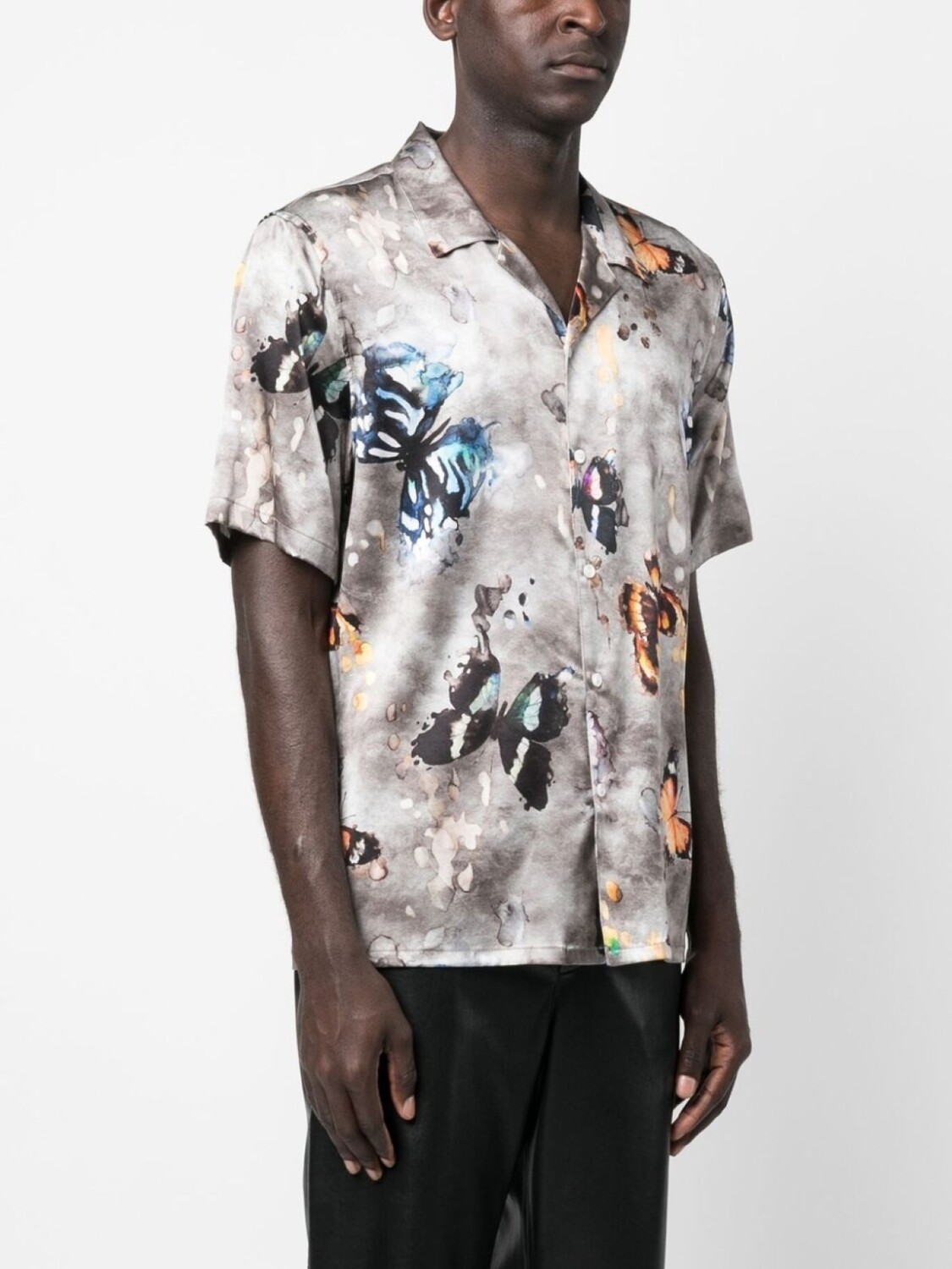 Nahmias рубашка из эластичного шелка с принтом, серый
Nahmias рубашка из эластичного шелка с принтом, серый