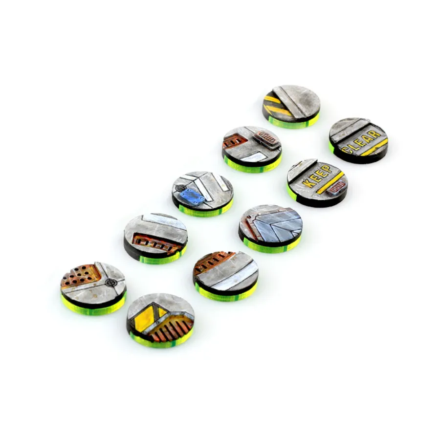 25-мм огневые базы Camp Foxtrot — флюро-зеленый, Miniature Bases (Battle Kiwi)
25-мм огневые базы Camp Foxtrot — флюро-зеленый, Miniature Bases (Battle Kiwi)