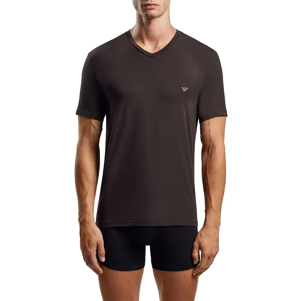 Футболка Emporio Armani Soft Modal short sleeve v neck, коричневый
Футболка Emporio Armani Soft Modal short sleeve v neck, коричневый