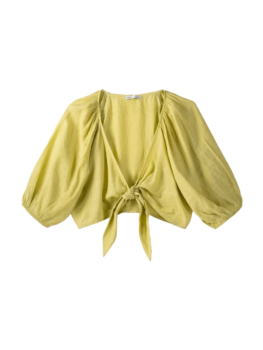 Блузка Bershka, оливковый
Блузка Bershka, оливковый