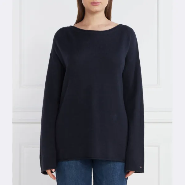 Шерстяной свитер свободного кроя цвета «лодочка-нк» Tommy Hilfiger, синий
Шерстяной свитер свободного кроя цвета «лодочка-нк» Tommy Hilfiger, синий