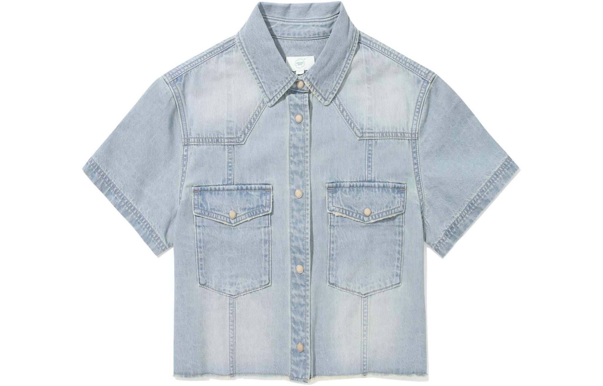 COVERNAT Женская рубашка SS24 светло-голубого цвета
COVERNAT Женская рубашка SS24 светло-голубого цвета