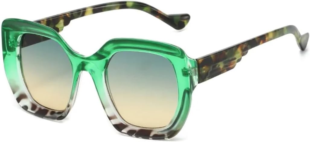 Ретро солнцезащитные очки с градиентным рисунком под черепаховую панцирь для женщин, роскошная оправа, модные солнцезащитные очки для мужчин с защитой от УФ-излучения UV400 SZVVBKK, Green Leopard Brown
Ретро солнцезащитные очки с градиентным рисунком под черепаховую панцирь для женщин, роскошная оправа, модные солнцезащитные очки для мужчин с защитой от УФ-излучения UV400 SZVVBKK, Green Leopard Brown