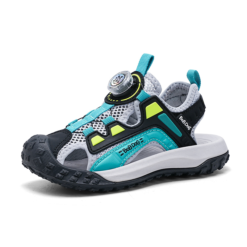 Детские сандалии BOBDOG, серый/зеленый
Детские сандалии BOBDOG, серый/зеленый