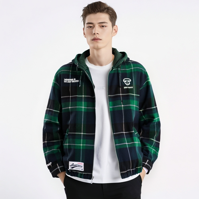 Куртка с капюшоном в клетку Aape, зеленый stripes pattern nym
Куртка с капюшоном в клетку Aape, зеленый stripes pattern nym