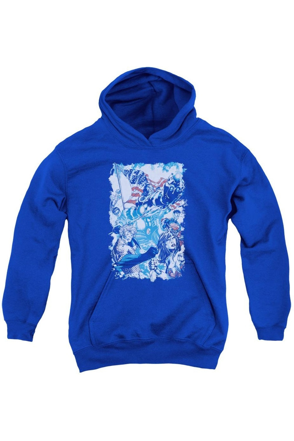 Молодежная толстовка с капюшоном Justice League of America American Justice Gildan, синий
Молодежная толстовка с капюшоном Justice League of America American Justice Gildan, синий