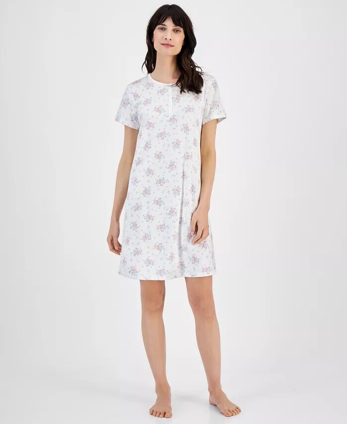 Женская хлопковая ночная рубашка Henley с принтом Charter Club, белый
Женская хлопковая ночная рубашка Henley с принтом Charter Club, белый