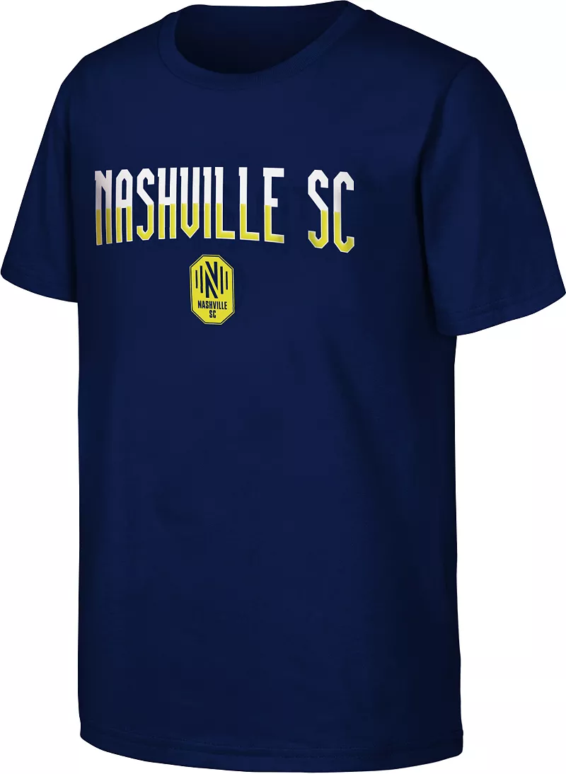 Темно-синяя футболка MLS Youth Nashville SC Defender Outerstuff
Темно-синяя футболка MLS Youth Nashville SC Defender Outerstuff